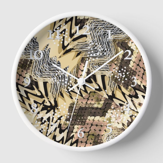 Horloge peau, léopard, serpent (Recto)
