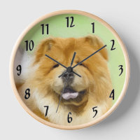 Peinture de Chow Chow - Art Original de Chien Mign
