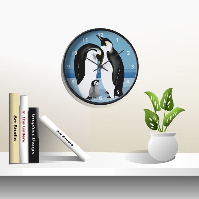 Horloge Penguin Empereur (Créateur téléchargé)