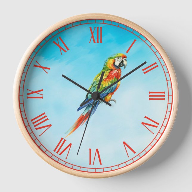 Horloge Perroquet (Recto)