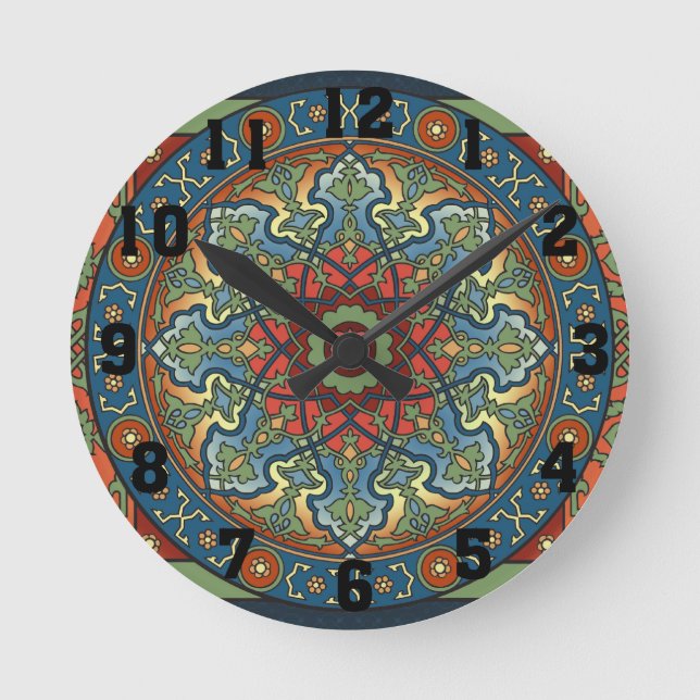 Horloge Perse Mandala (Recto)