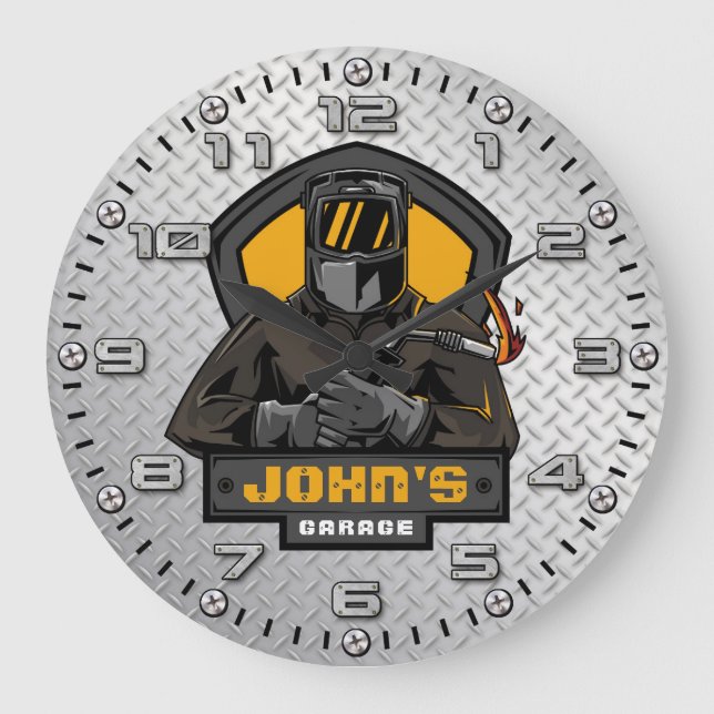 Horloge personnalisable du fabricant de soudure de (Recto)