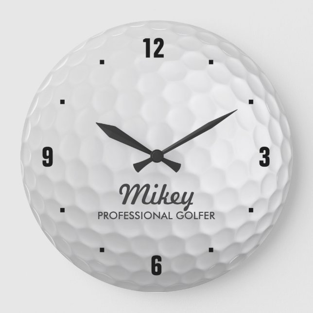 Horloge personnalisée de golf (Recto)
