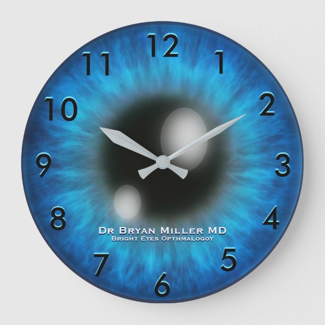 Horloge Personnalisée Opthamologie (Recto)
