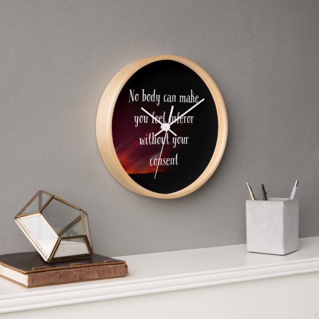 Horloge Personne Ne Peut Vous Faire Sentir (Bureau)