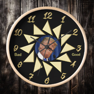 Horloge Photo de Donald Trump