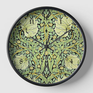 Horloge Pimpernel (vert) de William Morris,