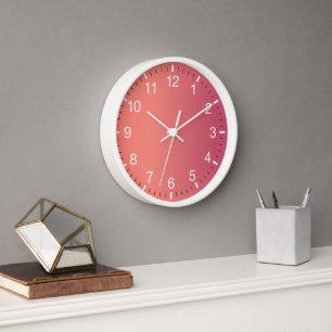 Horloge Pink ombre