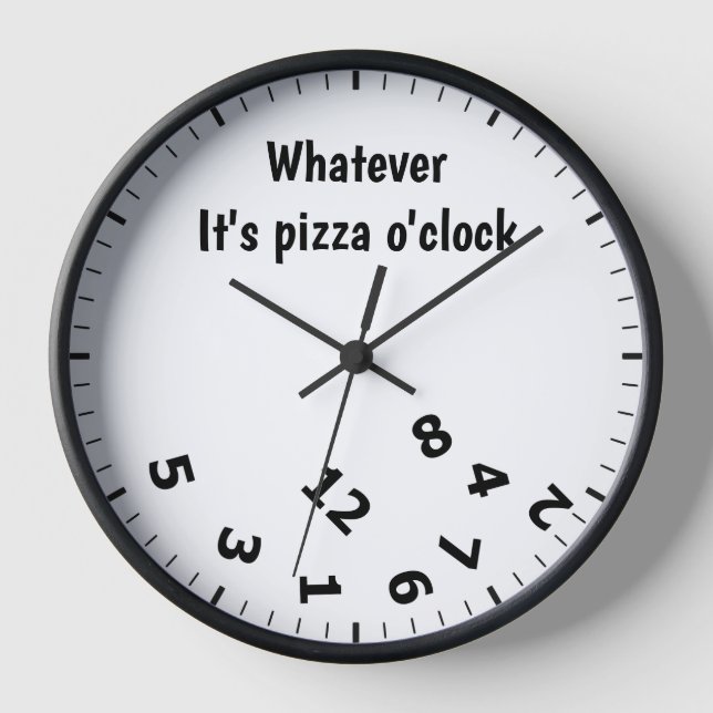 Horloge Pizza O'clock Pizzeria Restaurant (Recto)