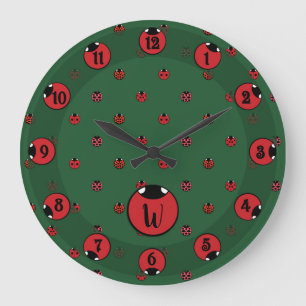 Horloge Pois de Ladybug