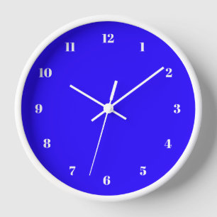 Horloge Police Couleurs et numéros personnalisés