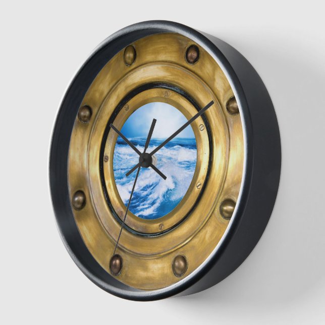 Horloge portale nautique (Angle)