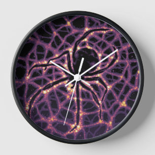 Horloge Poster en Matière Noire.