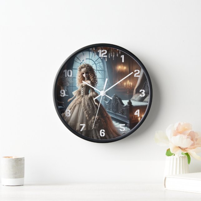 Horloge Poupée gothique victorienne - Enchantée sombre (Maison)