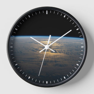 Horloge Poutres Sunglint Au Large D'Un Pacifique Sud En Pa