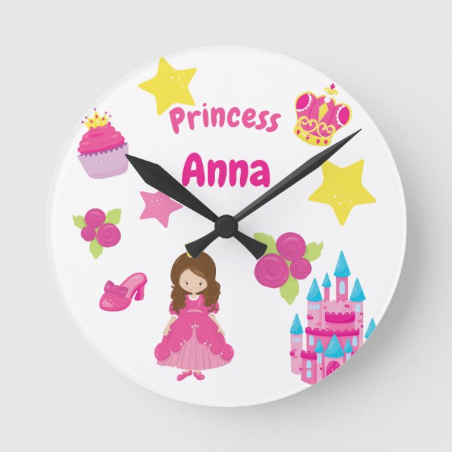 horloge princesse personnalisée (Recto)