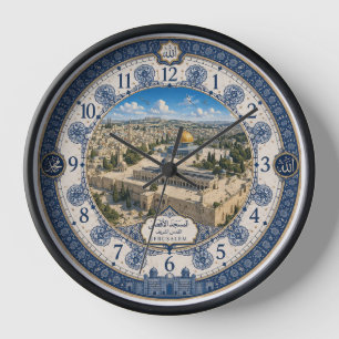 Horloge quartz de designer ornemental traditionnel