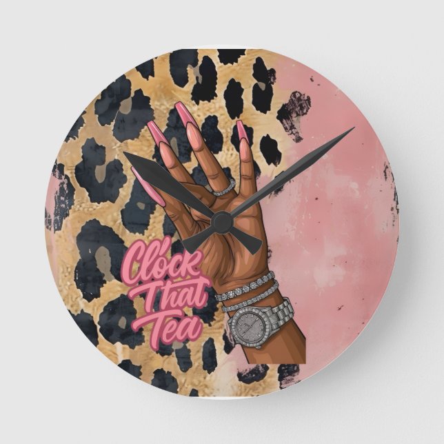 Horloge Que Tea Wall Horloge (Recto)