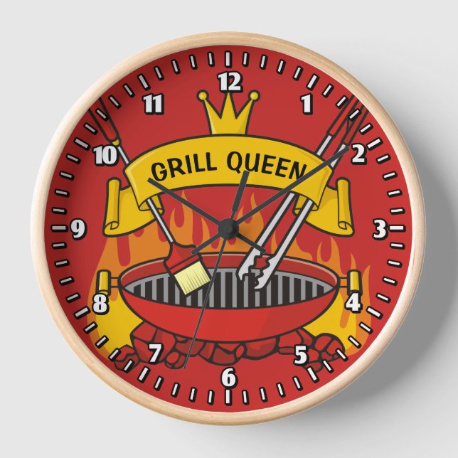 Horloge Queen Grill (Recto)