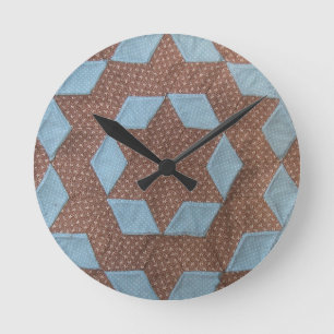 horloge - Quilt - Motif de château