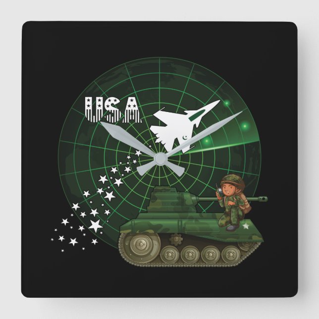Horloge radar de l'armée de l'air et de l'armée am (Recto)