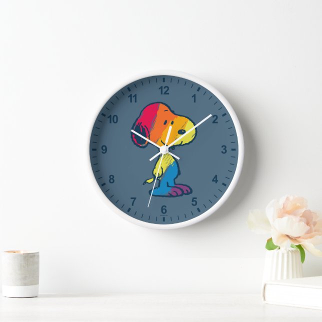 Horloge Rainbow Snoopy (Maison)