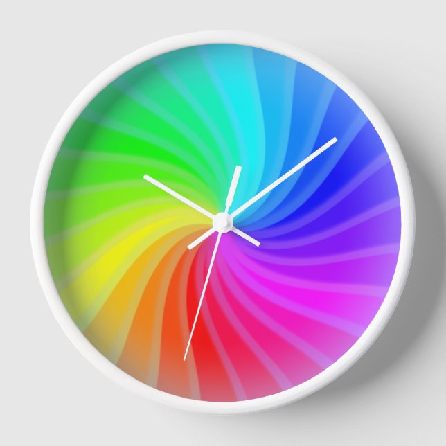 Horloge Rainbow Twirl (Recto)