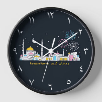 Horloge Ramadan vasque apparente (en anglais seulement)