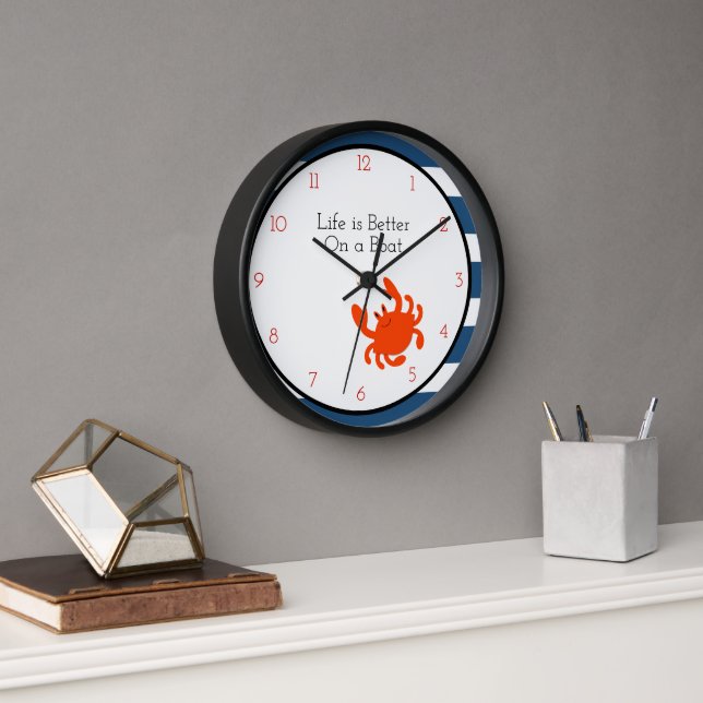 Horloge Red Crab (Bureau)