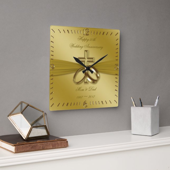 Horloge religieuse du 50e anniversaire du Mariage  (Bureau)