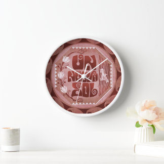 Horloge Reloj de pared moneda peruana