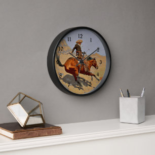 Horloge Remington : Le Cow-boy, 
