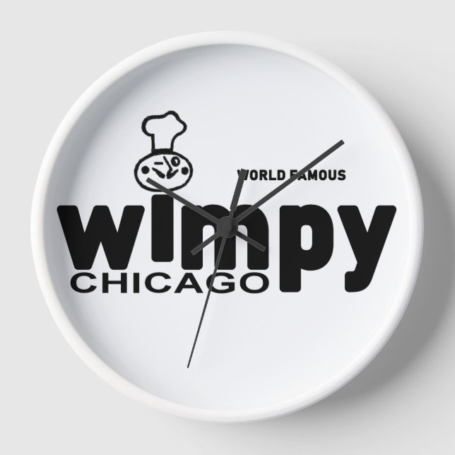 Horloge Restaurants Wimpy Grills, Chicago, Illinois (Recto)