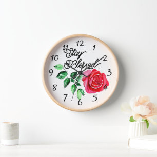 Horloge Restez béni