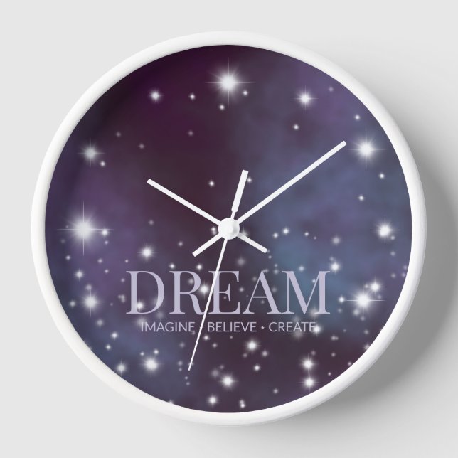 Horloge Rêve mystique Dusty Violet (Recto)