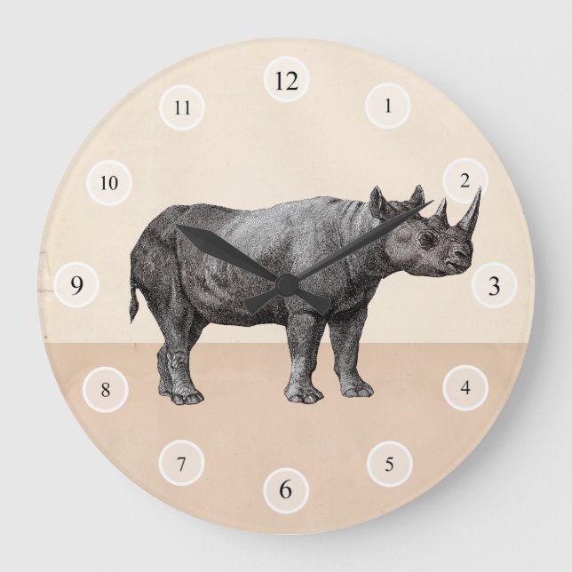 Horloge Rhino vintage (Recto)