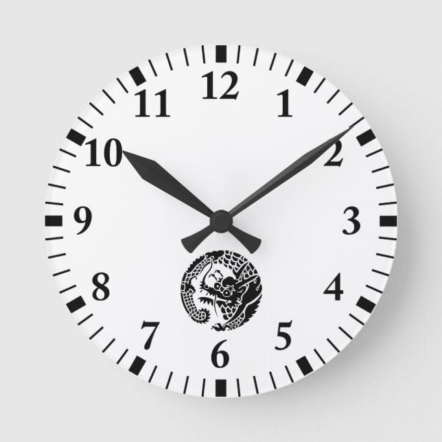 HORLOGE RONDE 日蓮宗龍の丸 ラウンド壁時計 (Recto)