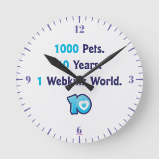 Horloge Ronde 10 ans de Webkinz Statistiques