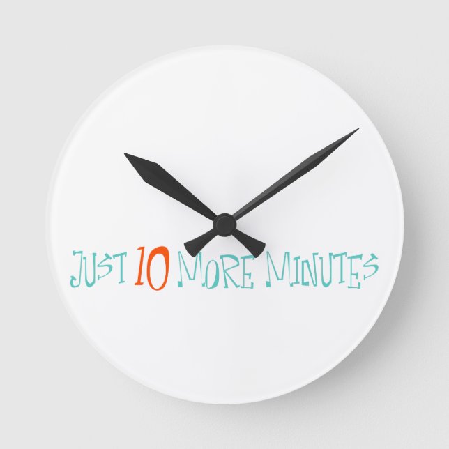 Horloge Ronde 10 Minutes De Plus (Recto)