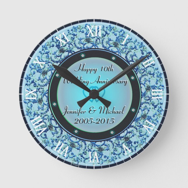 Horloge Ronde 10e Silver Wedding Anniversary (Recto)
