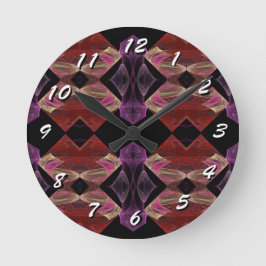 Horloge Ronde 12 Number Choices to Choose-Fractal Art-Clock