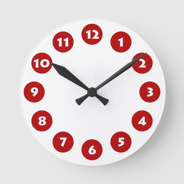 Horloge Ronde 12 spots (Recto)