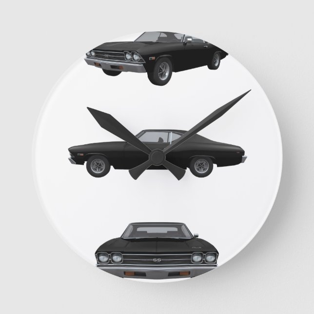 Horloge Ronde 1969 Chevelle SS : (Recto)