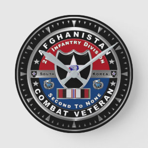 Horloge Ronde 2e division d'infanterie " Afghanistan Combat Vete