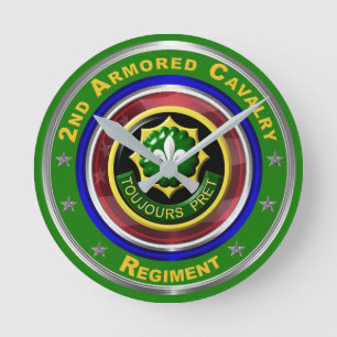 Horloge Ronde 2nd Armored Cavalry Keepsake