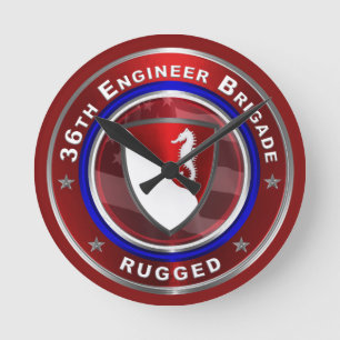 Horloge Ronde 36e brigade du génie « Rugged »