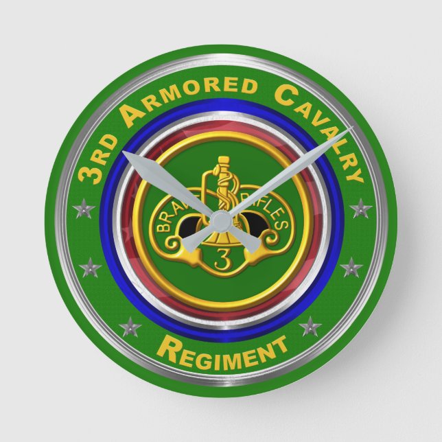 Horloge Ronde 3e garde-cavalerie blindée (Recto)