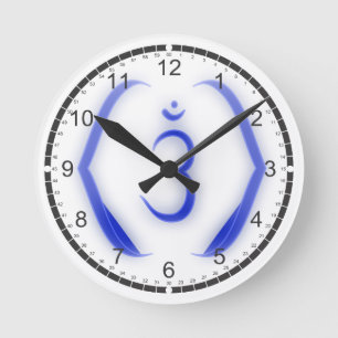 Horloge Ronde 7 Chakras Massage Room Clocks