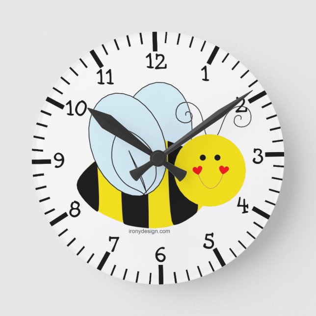 Horloge Ronde Abee mignonne (Recto)