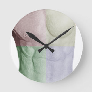 Horloge Ronde Abs colorés